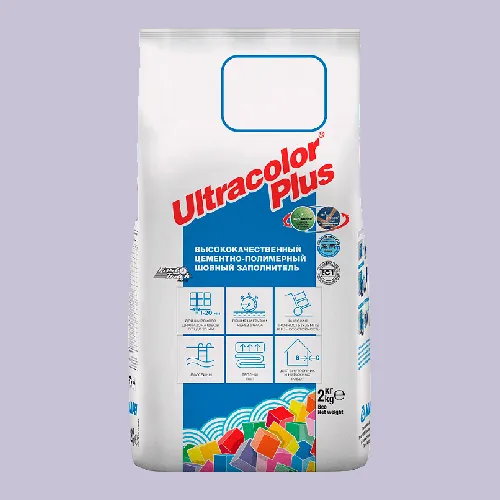 Затирка Ultracolor Plus №163 Светло-Лиловый 2 кг