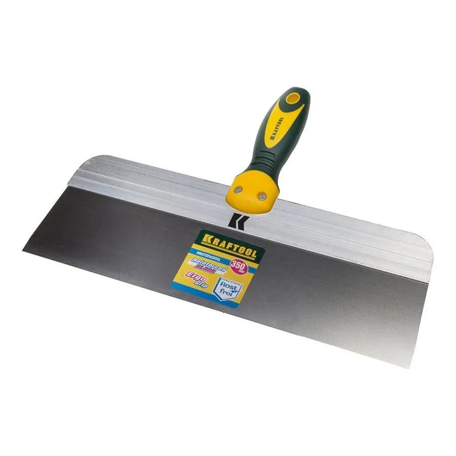 KRAFTOOL350 мм,широкое полотно,алюминиевая направляющая,двухкомпонентная ручка 10036-350