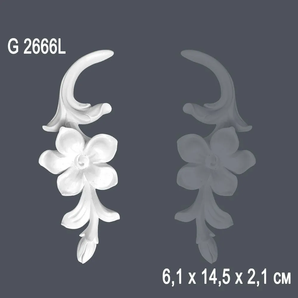 Орнамент G2666L 6.1х14.5х2.1см ()