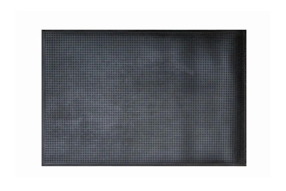 Коврик резиновый 50x80 см "Иголочки", чёрный (Арт 700)