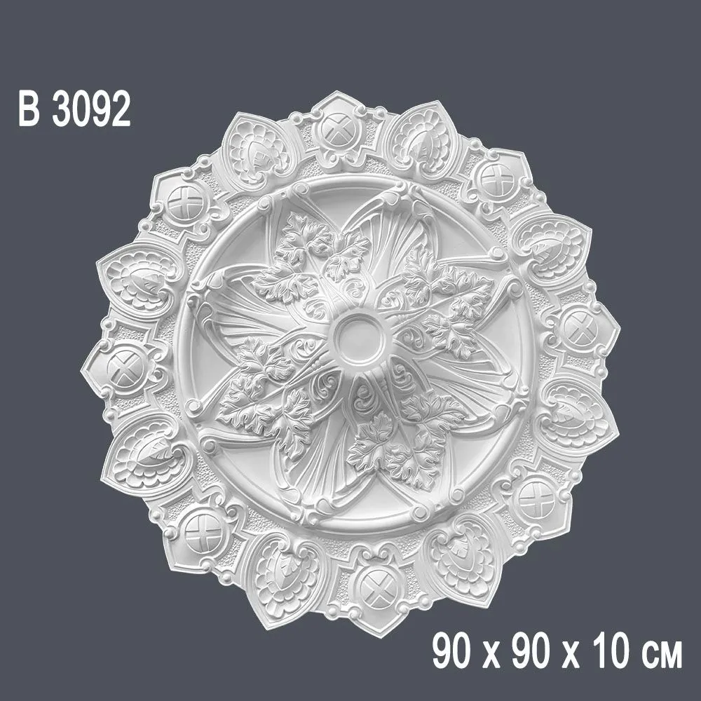 Декор розетка В3092 90х90х10см (5)