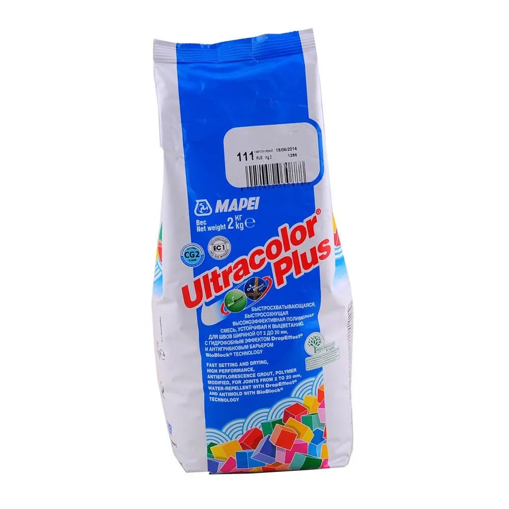 Затирка  Ultracolor Plus  2кг.,  Антрацит  (114)