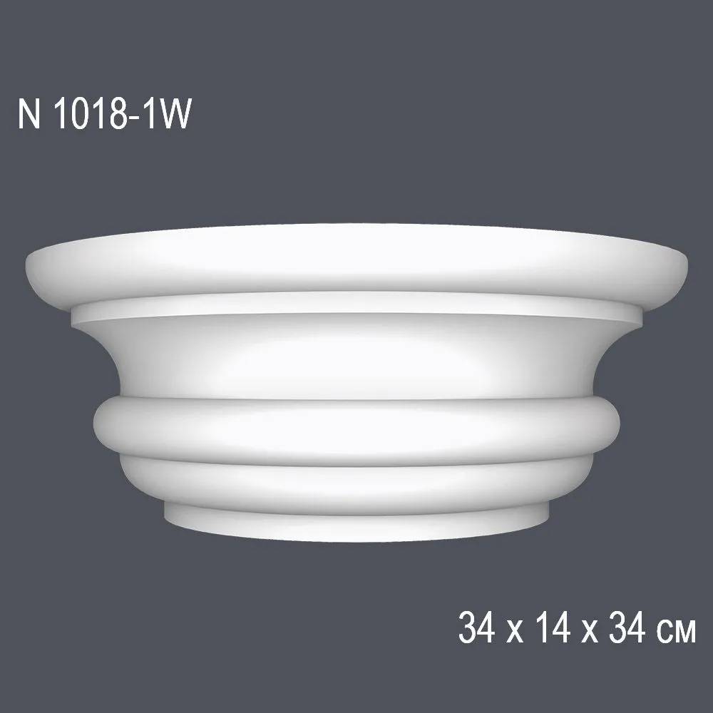 Капитель N1018-1W 34x14x34cм