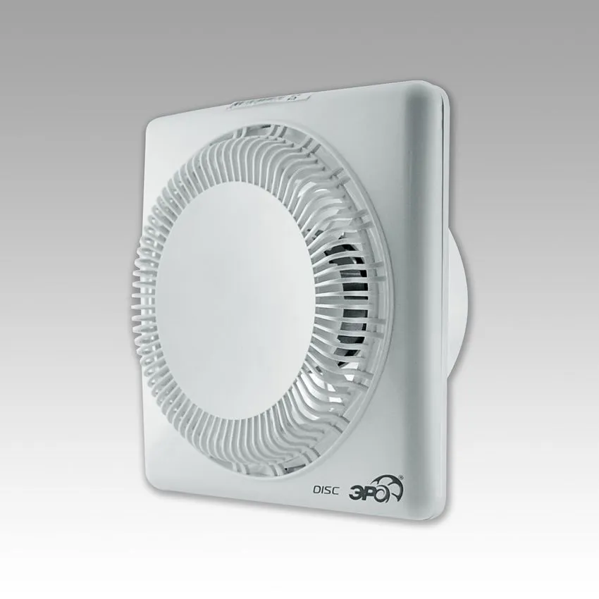 DISC 4С, Вентилятор осевой вытяжной Ф100, 160*160*48мм, m3/h=80, dB-35