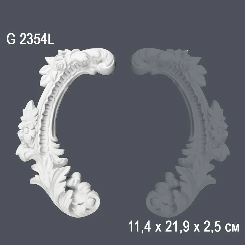 Орнамент G2354L  11.4х21,9х2,5см (40)*
