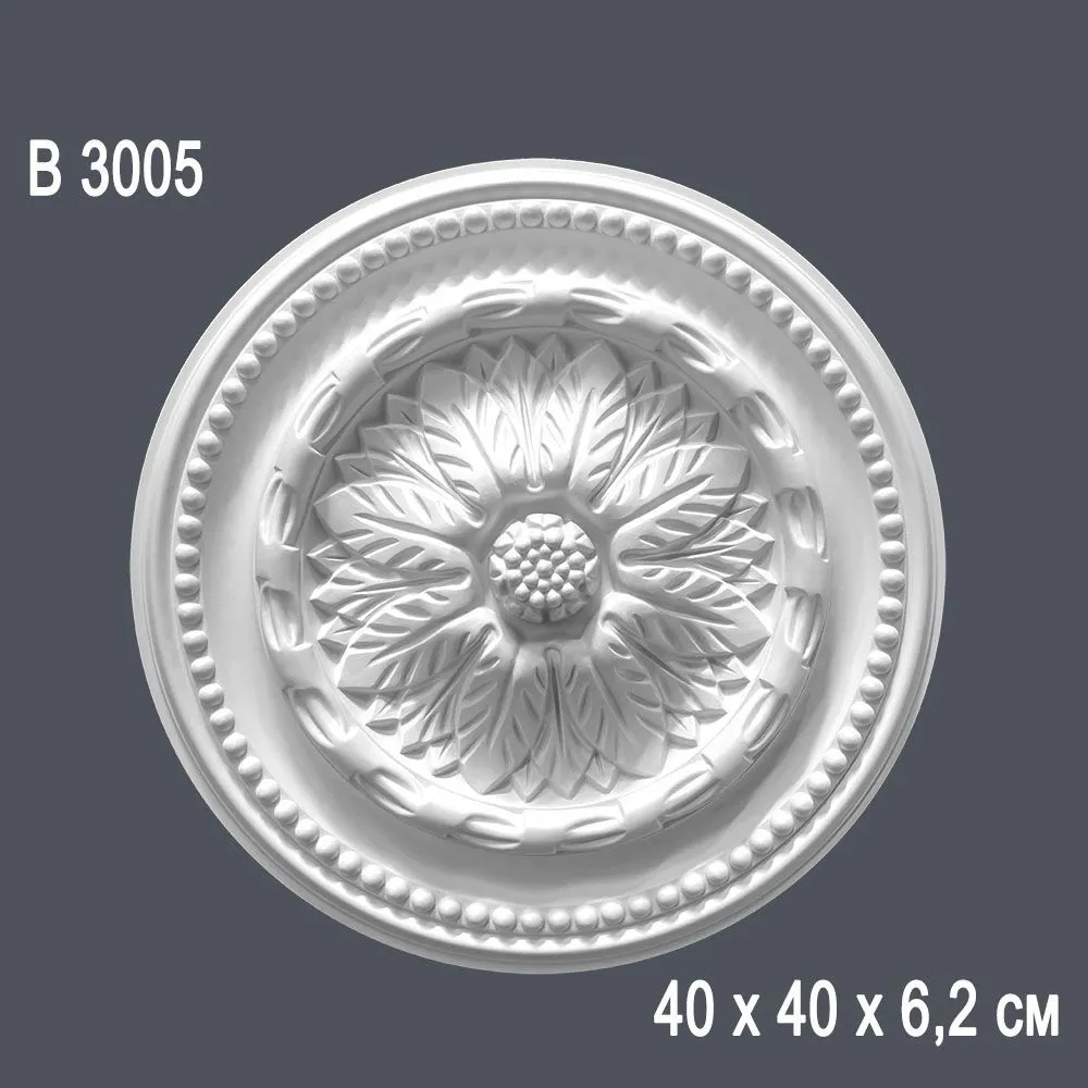 Декор. розетка  B3005  40х40х6,2cm (10)