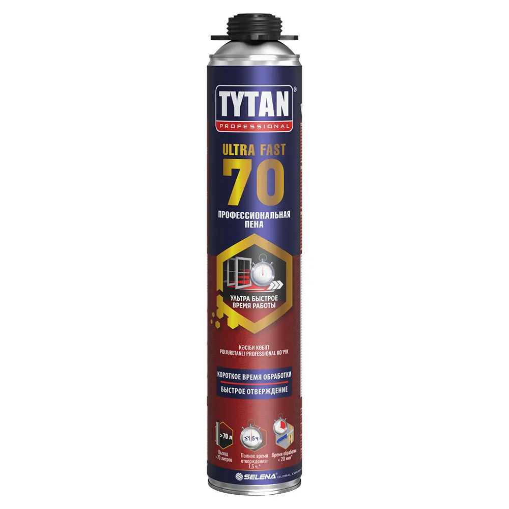 TYTAN пена ПРОФ 70 ULTRA FAST( 870мл)