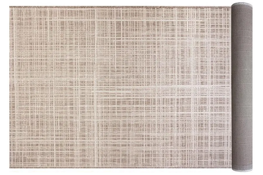 FLEX (Дорожка)  1,2*20 Клетка св. беж. 19171/111/д (BCF sisal) резин. осн.
