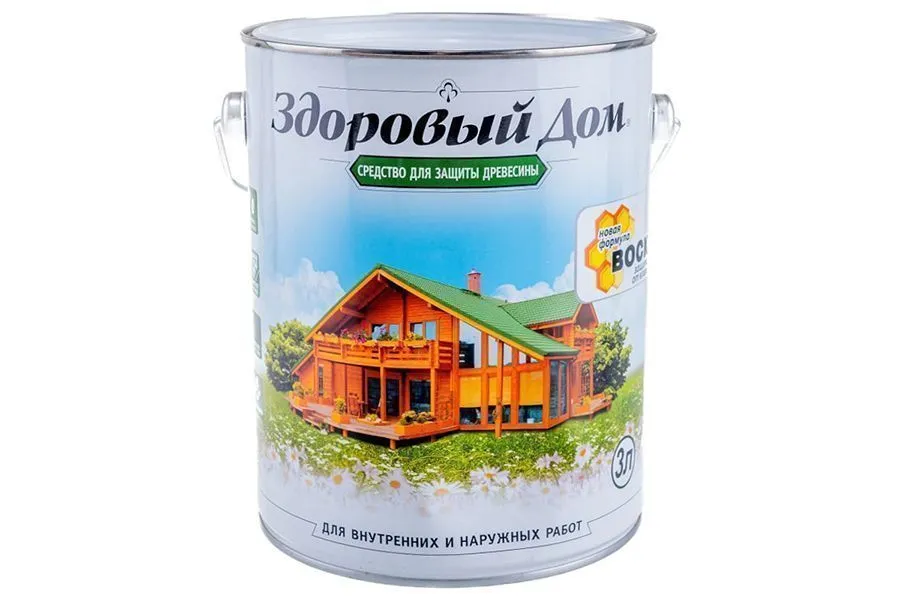 Здоровый дом 3л тик (средство для защиты дерева) 2,58кг