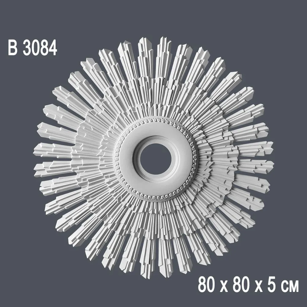 Декор розетка В3084 80х80х5см (5)