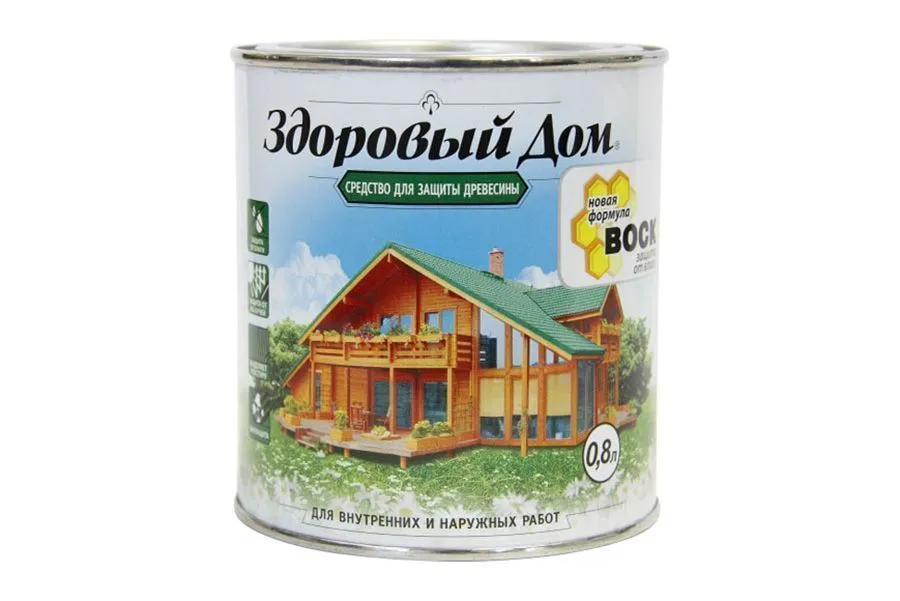 Здоровый дом 0,8 тик (средство для защиты дерева)0,688кг