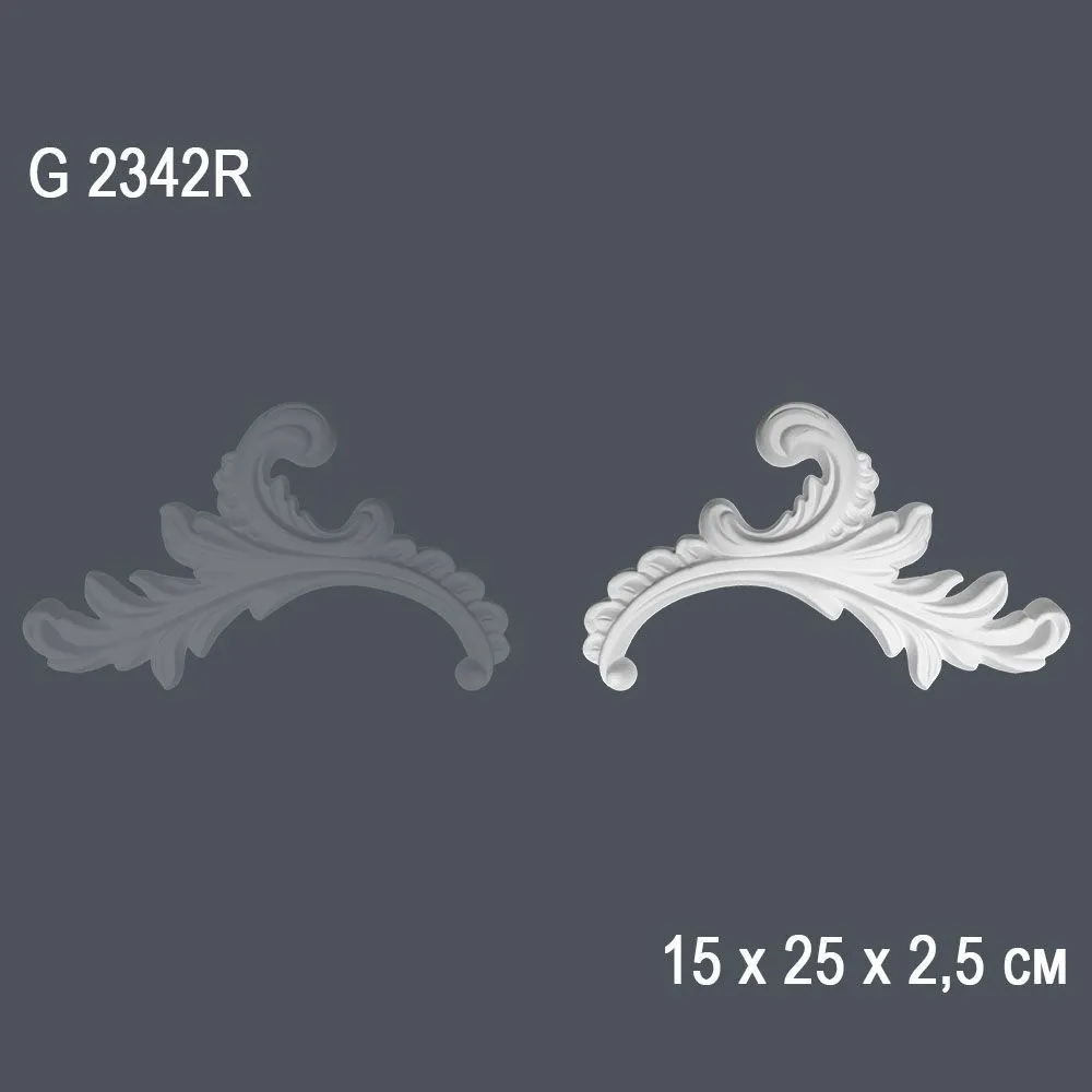 Орнамент G2342R 15х25х2.5см (20)*