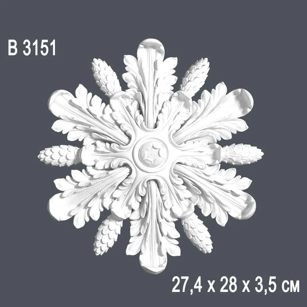 Декор. розетка В3151 27,4х28х3,5 см (10)