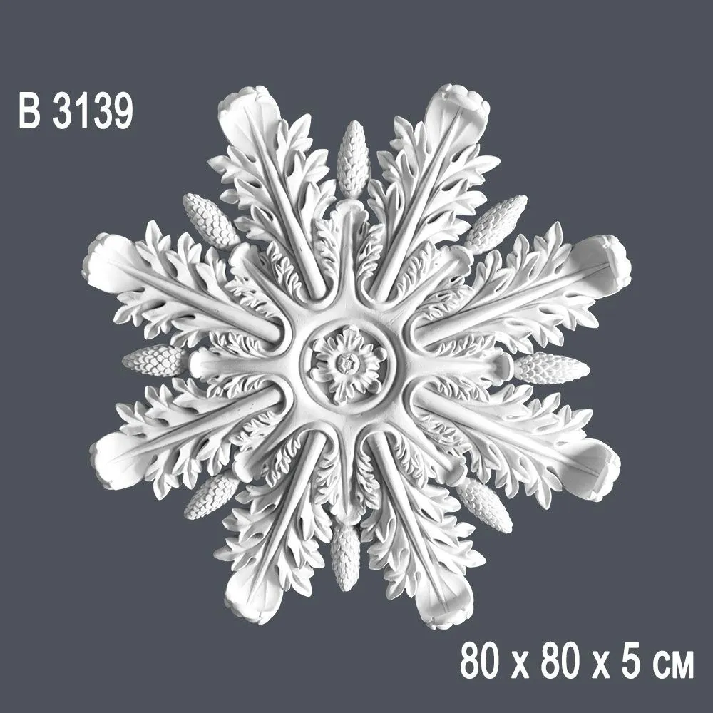 Декор. розетка В3139 80х80х5 см (5)