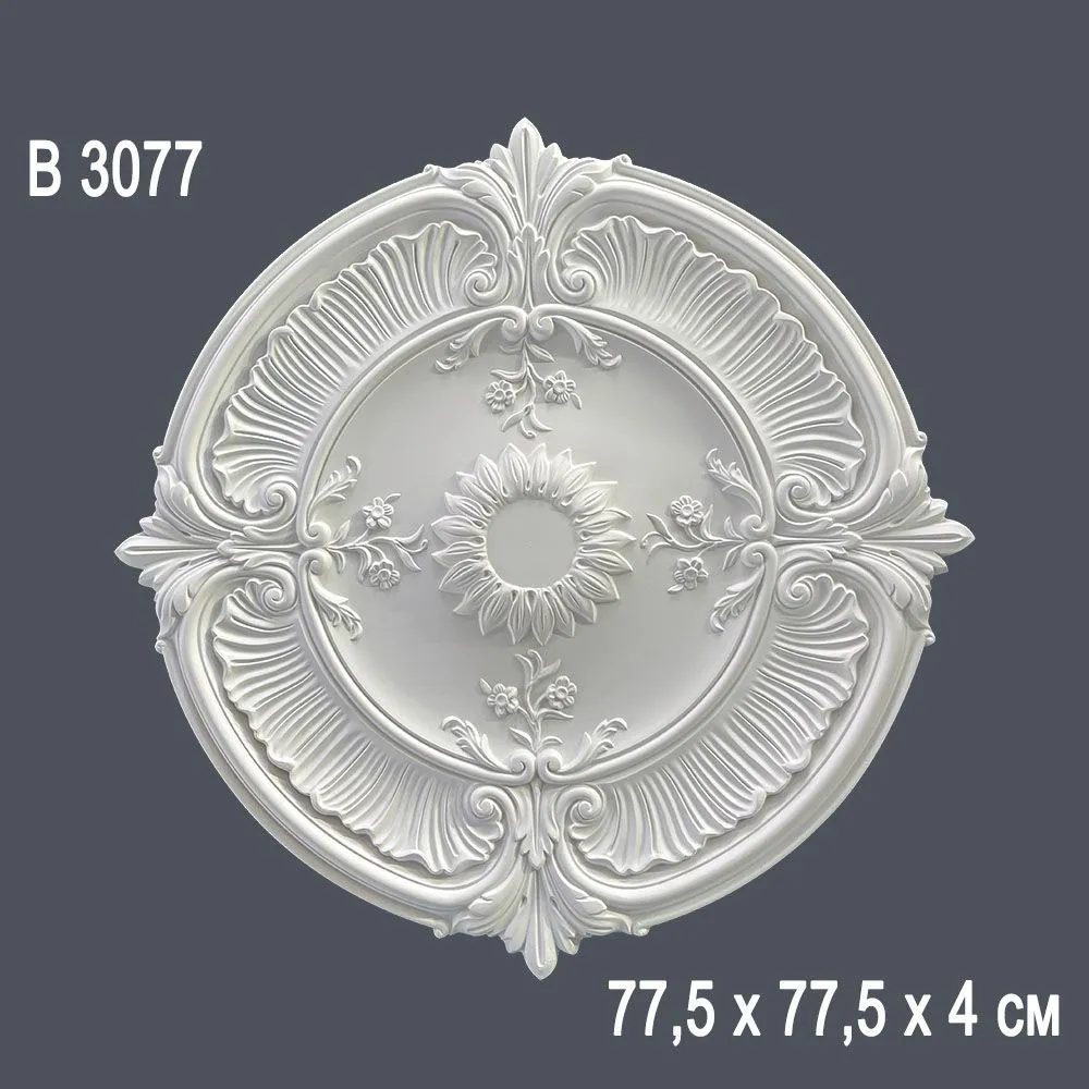 Декор. розетка В3077  77,5х77,5х4см (15)