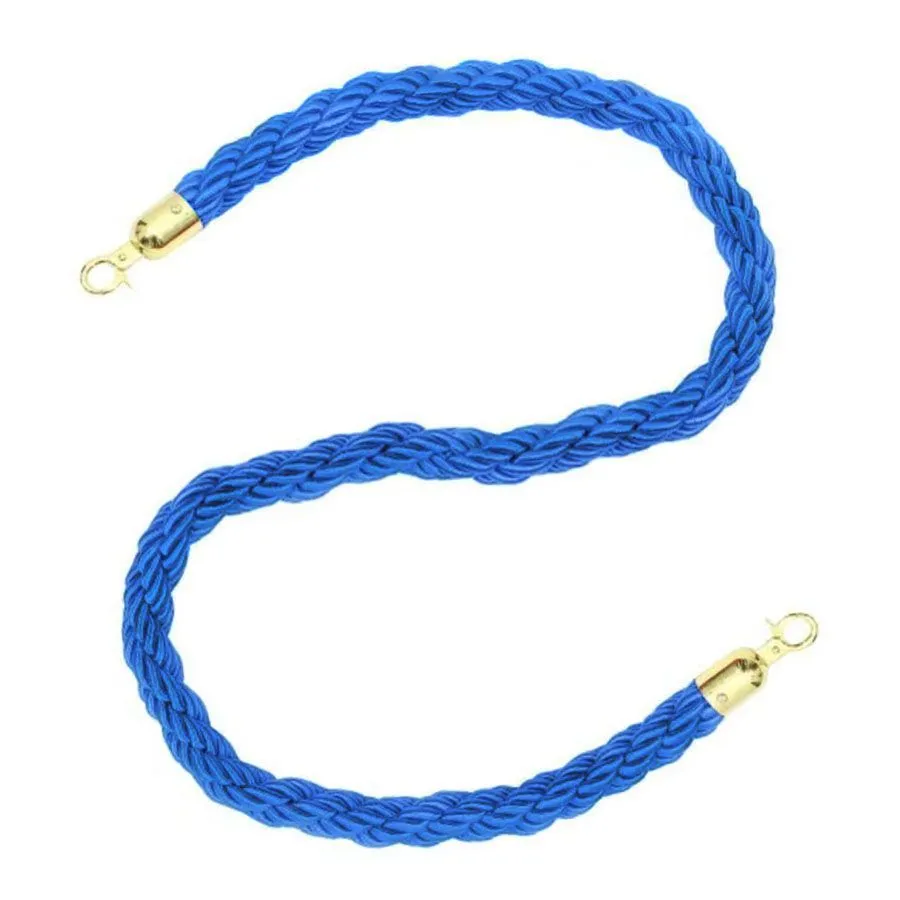 Канат декор.крученый синий 1401