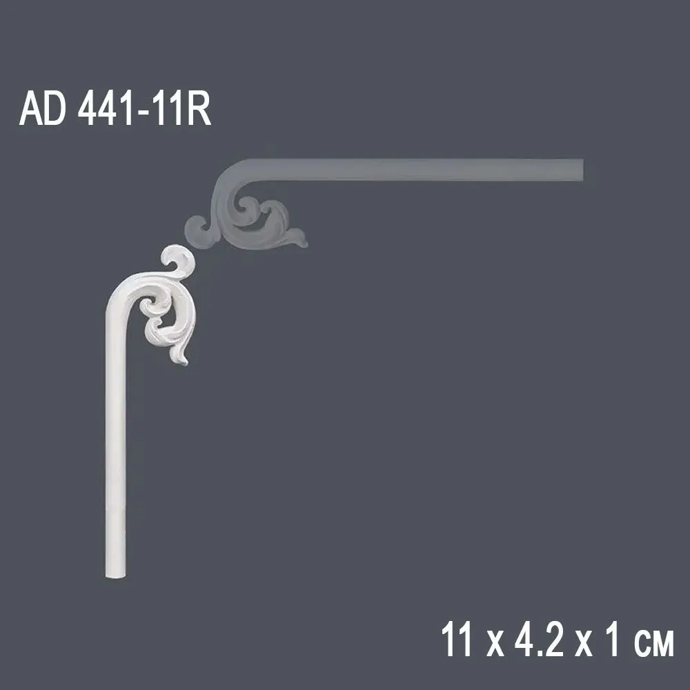 Декор профиль AD 441-11R 11x4.2x1cm ()