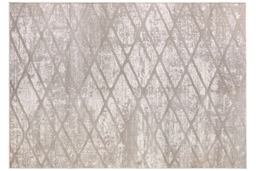 SONATA (Дорожка) 1,5*20 Абстракция решетка беж 22033/106  (HS 10.5 mm)