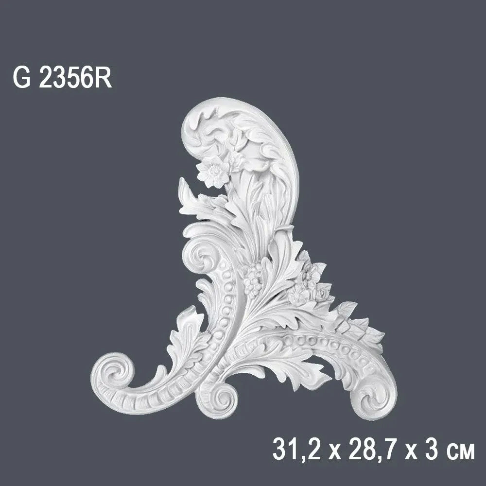 Орнамент G2356R 31.2х28.7х3cm (10)*