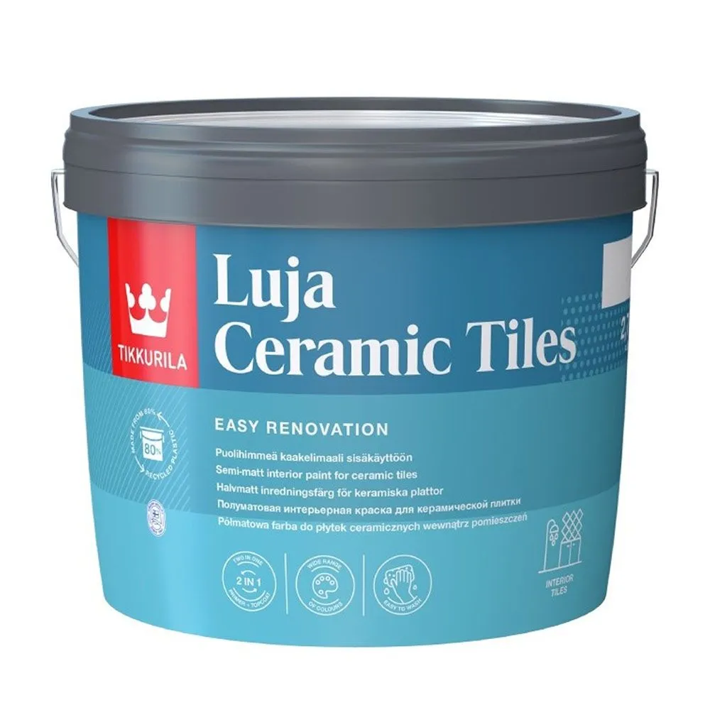Luja Ceramic Tiles "A"  Краска интерьерная для керамической плитки пл/мат 2,7л 