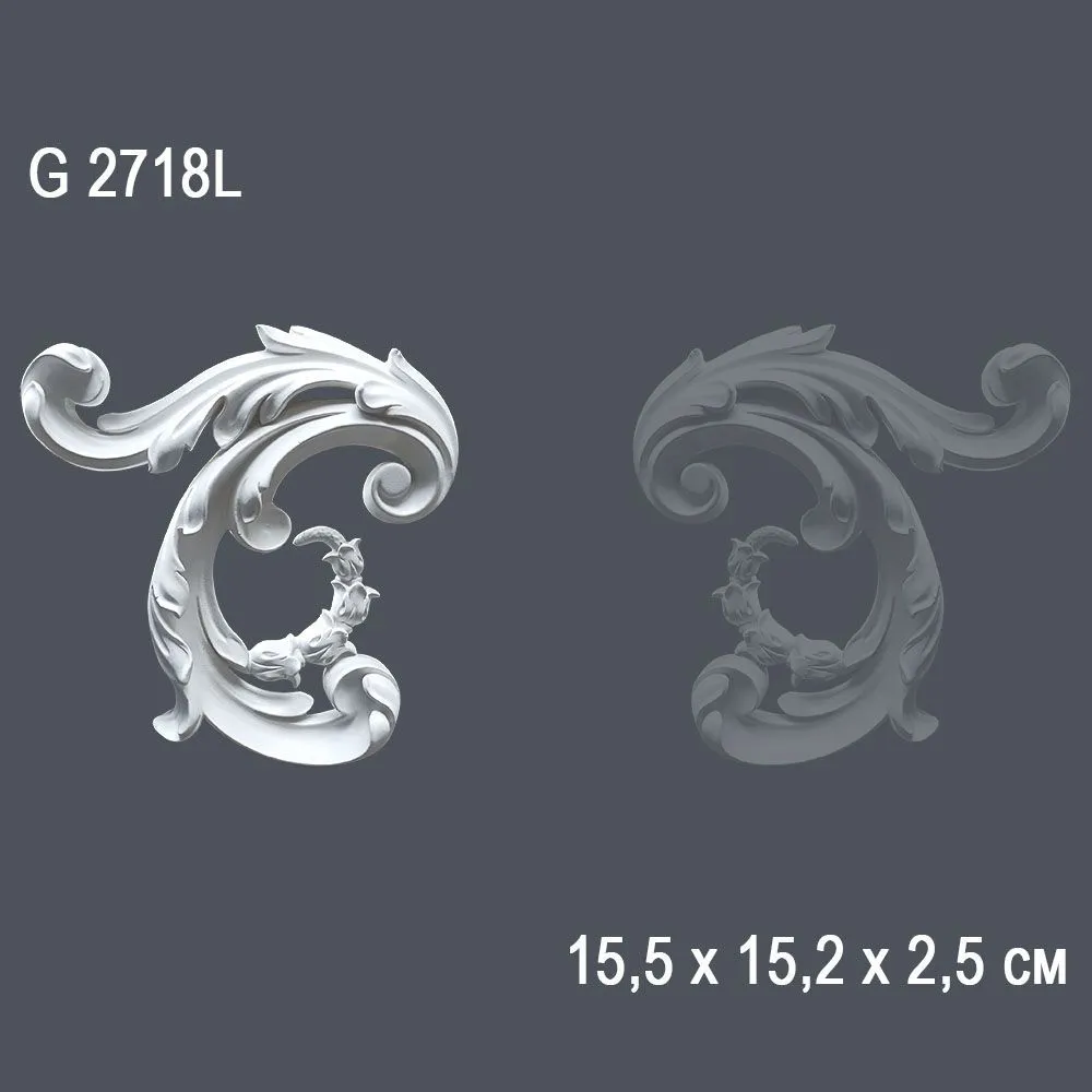 Орнамент G2718L 15,5х15.2х2.5см ()