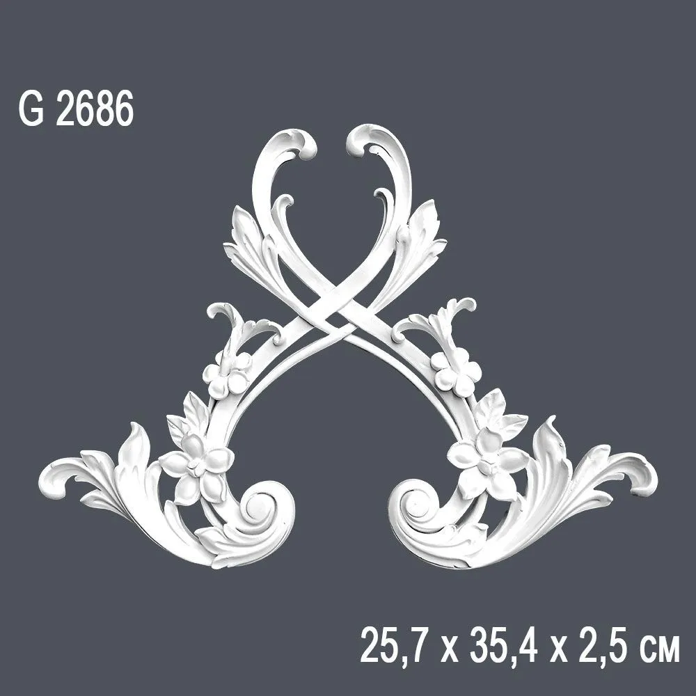 Орнамент G2686 25.7х35.4х2.5см (50)