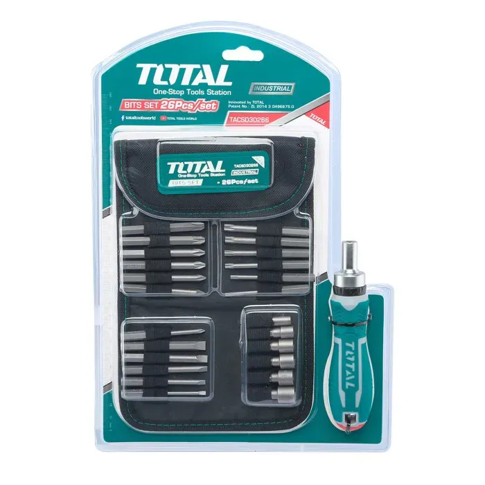 Набор отвёрток 26шт.PRO TACSD30266 "TOTAL"