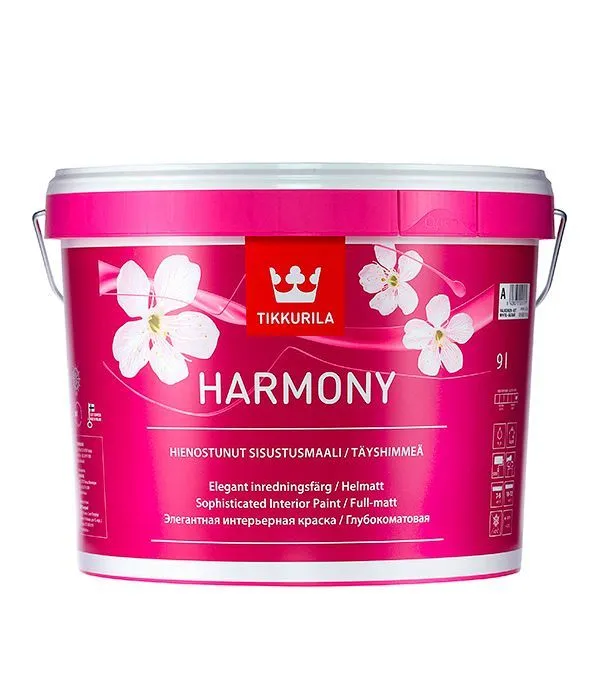 Краска интерьерная "HARMONY A " 9л