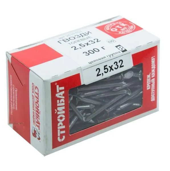 Гвозди толевые 2,5х32 (0,3 кг) 851