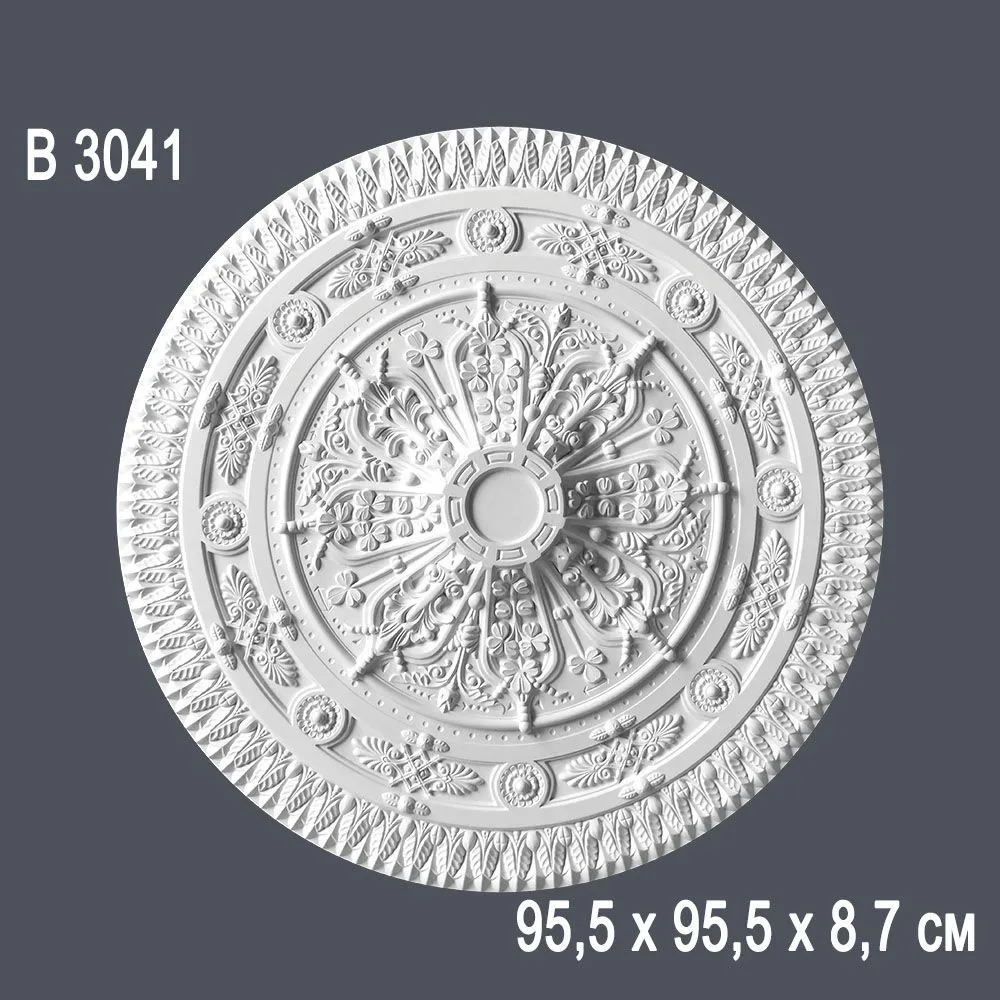 Декор. розетка В3041 95,5х95,5х8,7см (5)