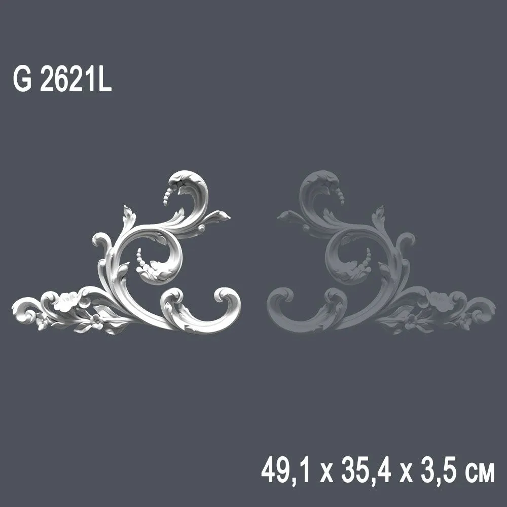 Орнамент G2621L 49,1х35,4х3,5 см (20)