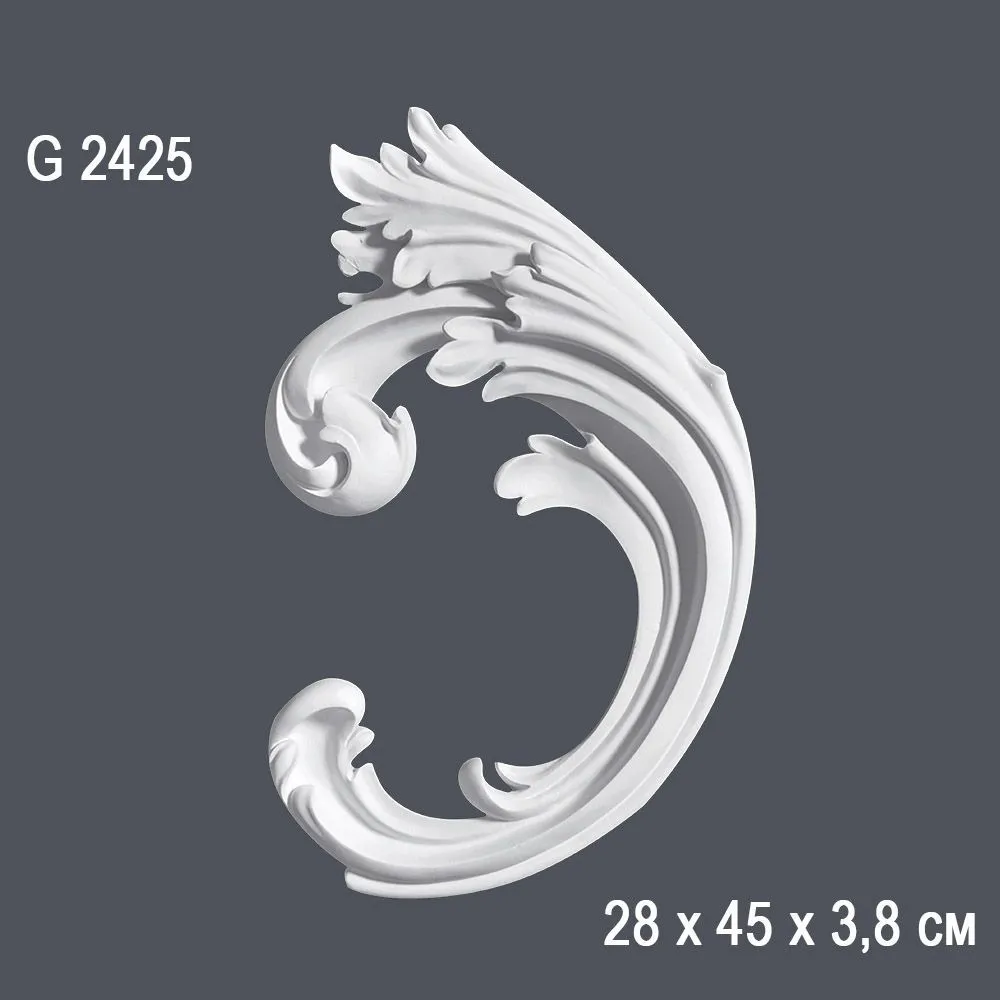 Орнамент G 2425 28x45x3.8 cm