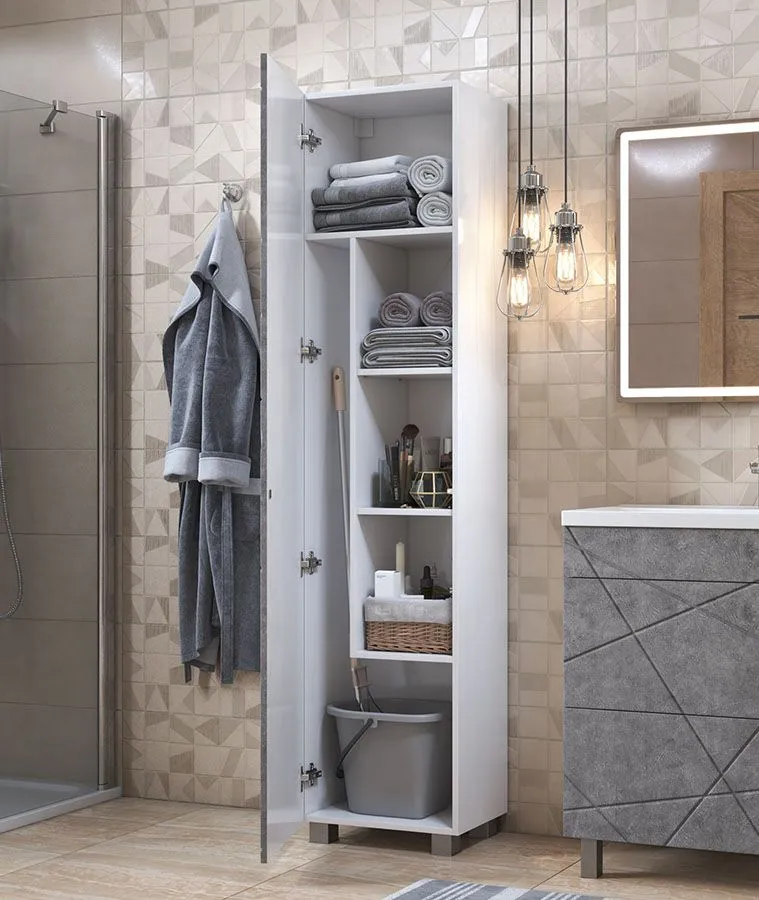 Шкаф Geometry 450 бетон