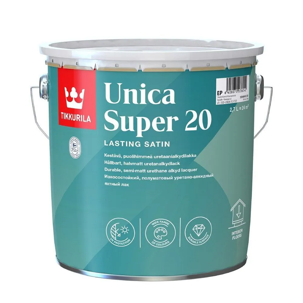 UNICA SUPER 20 EP лак пол./мат 2,7 л