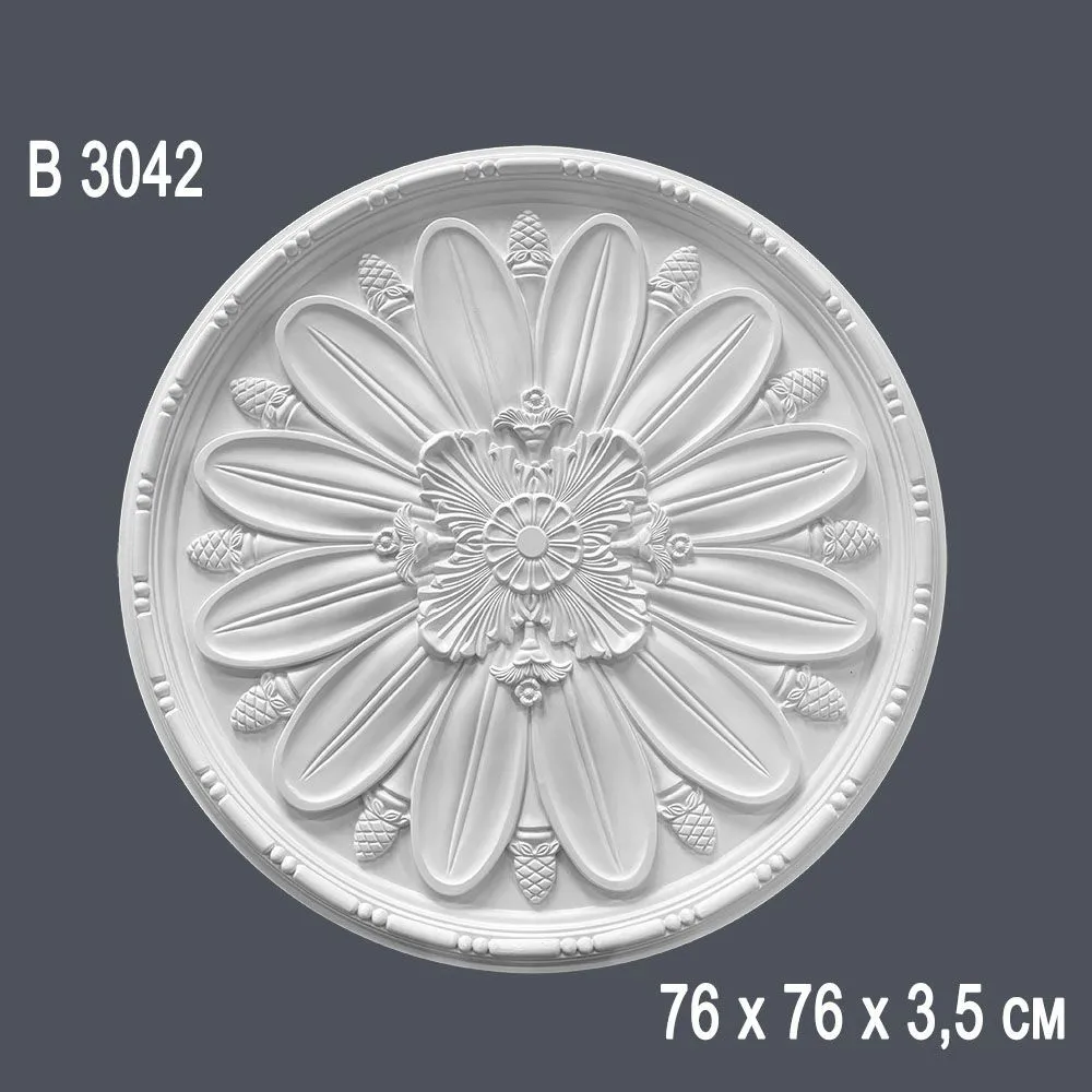 Декор розетка B3042 76х76х3,5cm (11)