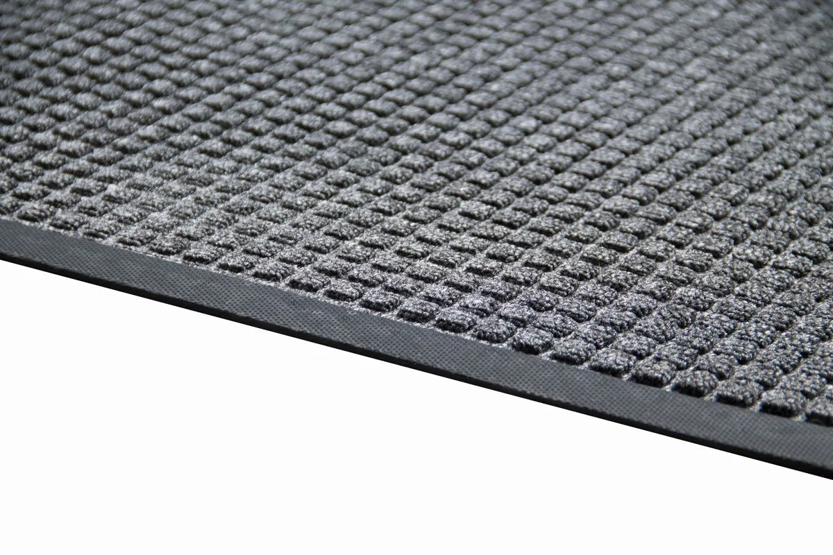 Коврик KG  TM 027    1,20м х 1,80м  Резина-текстиль мелкие квадраты черный