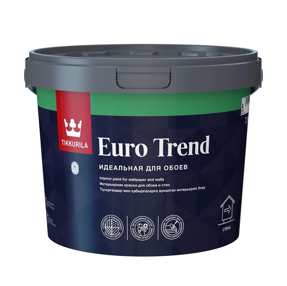 EURO TREND A мат краска для обоев и стен 7,5л
