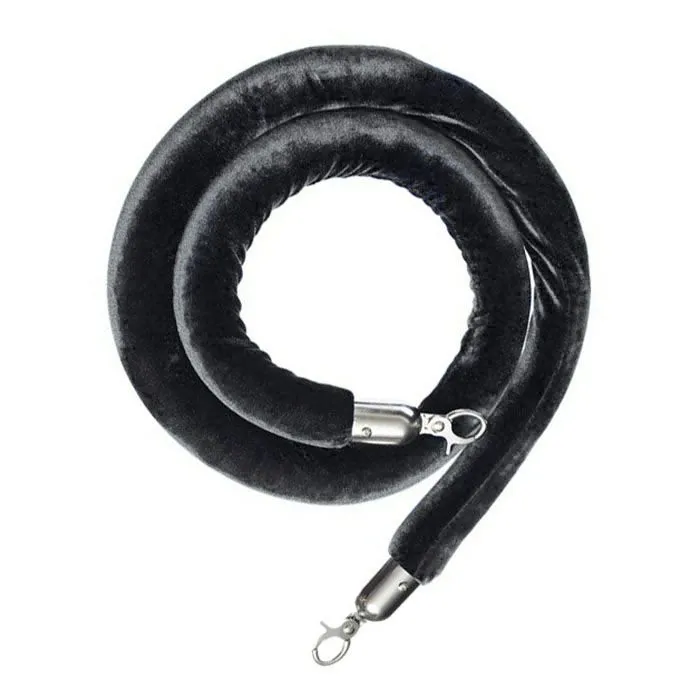 Канат декорат. вельветовый черный 1400