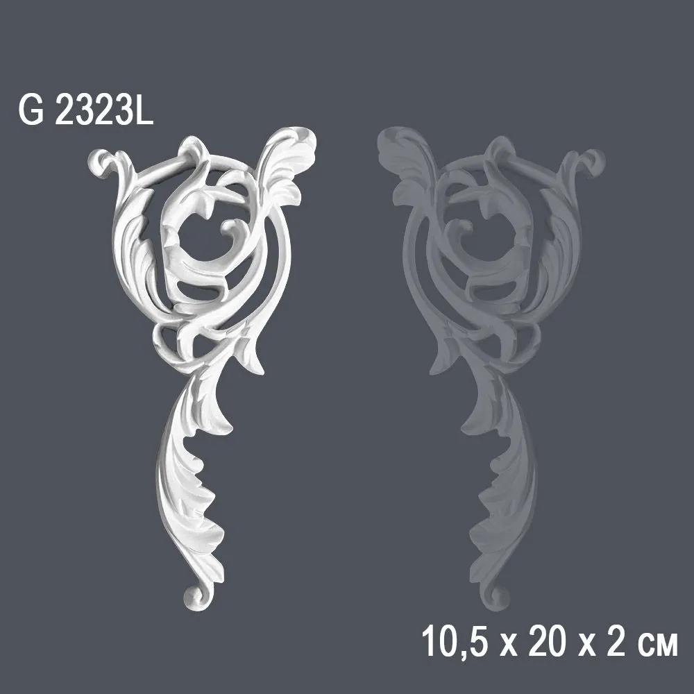 Орнамент G2323Л 10,5х20х2см (50)