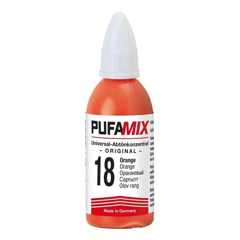 Колер PUFAS для тонирования pufamix  №18 оранжевый 20 мл