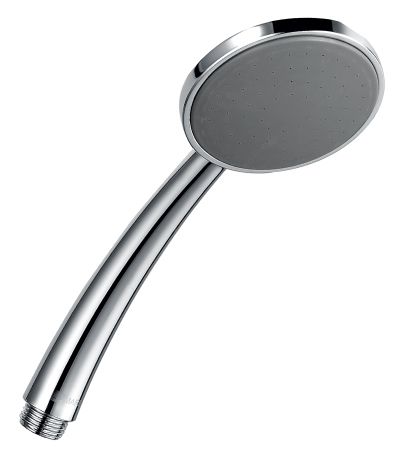 LM 8061C "Аксессуары" Лейка душевая круглая 1-функц. 84*225мм, хром, пакет с подвесом