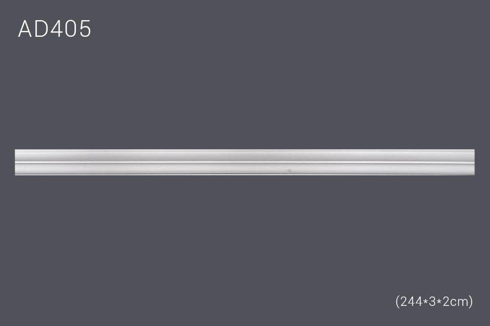 Декор. профиль AD405 244х3х2cm (65) выводной