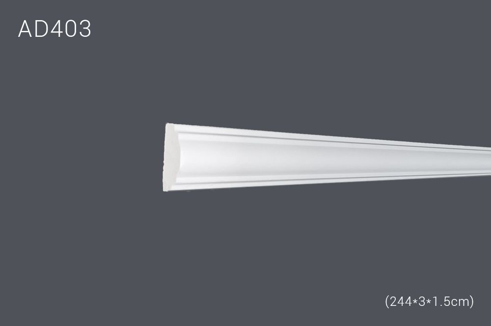 Декор. профиль AD403 244х3х1.5cm (75)