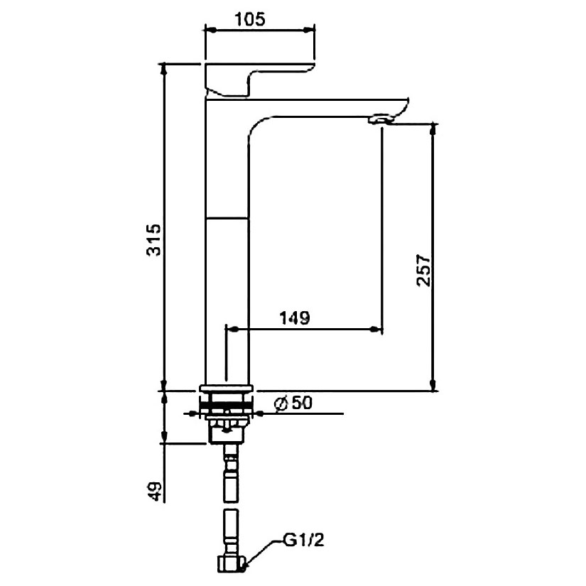 G1048-02 Смеситель для раковины Gappo