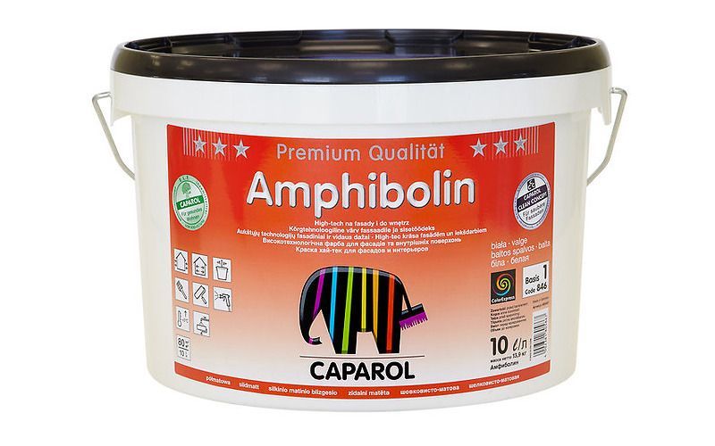 Краска акрил. в/д Caparol Amphibolin E.L.F. (Капарол Амфиболин Е.Л.Ф.) База 2, 2,5л(639)