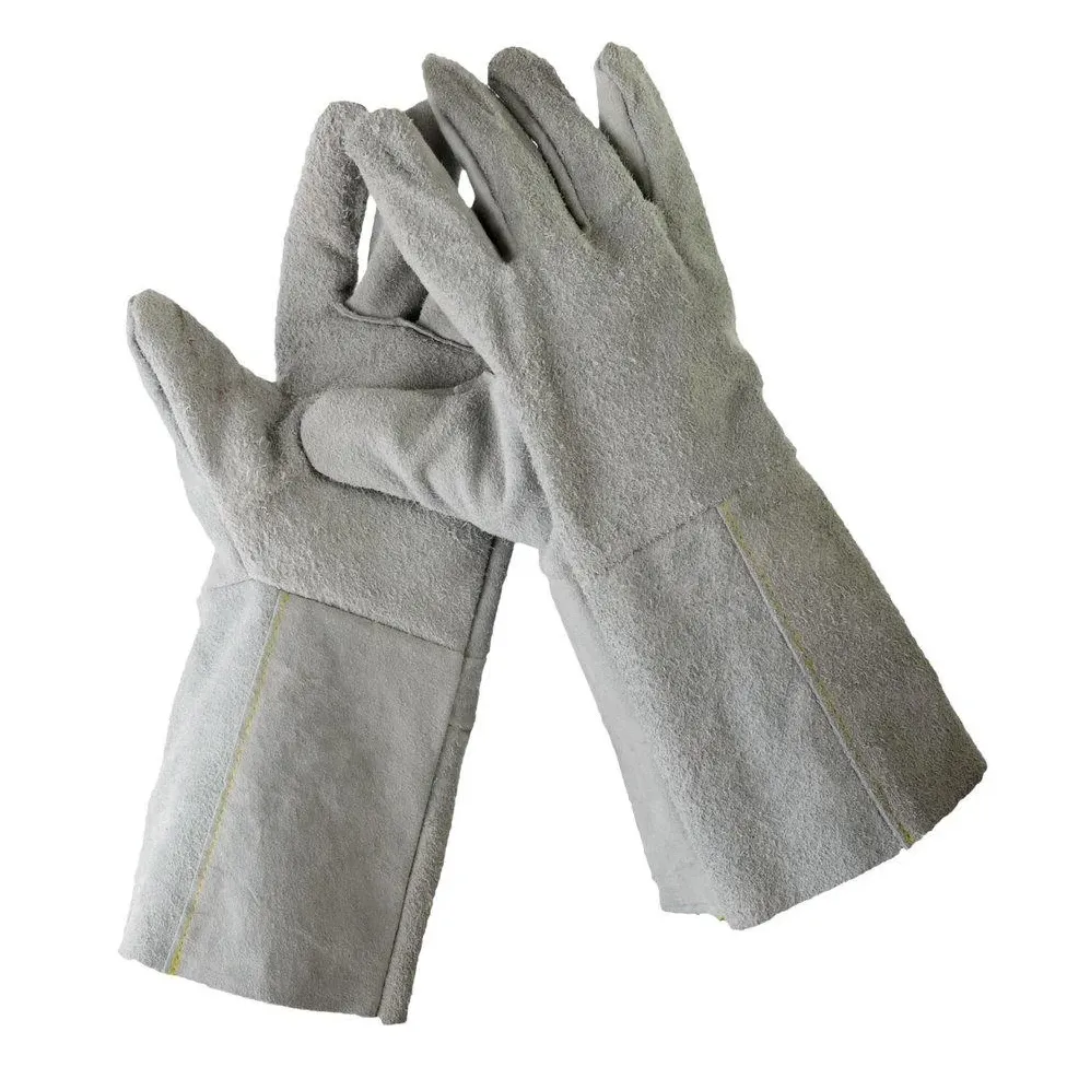 Краги из спилка, XL, длина-350мм СИБИН 11337-XL