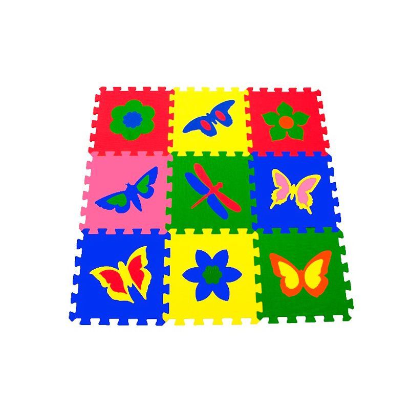 Мягкий пол универсальный 33*33 (Бабочки)