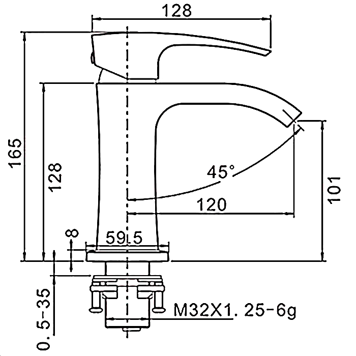 G1007-8 Смеситель для раковины Gappo