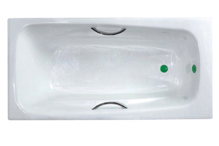 Ванна чугунная SW-015 1700*800*420 с ручками 1603L Вес 120кг - 185л
