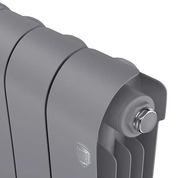 Биметаллический радиатор Royal Thermo - INFINITY Silver Satin 500/100 (темно-серебристый)